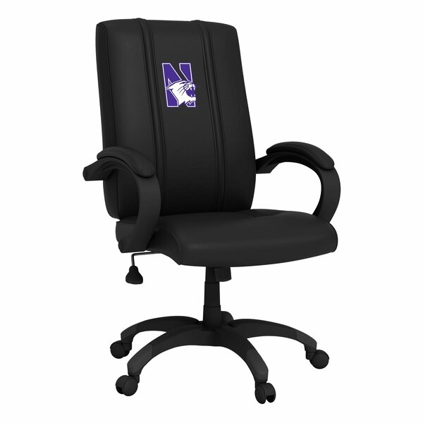 Dreamseat Office Chair 1000 with Northwestern Wildcats Logo XZOC1000-PSCOL13355